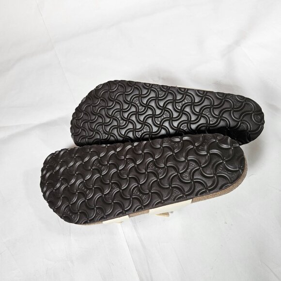 Birkenstock Mayari Graceful Pearl White Slides Sandals Size 42 Women's Size 11 - Picture 8 of 10